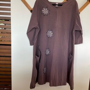 Blue Fish Size 1 cotton/lightweight dress💜Great Style/Cut